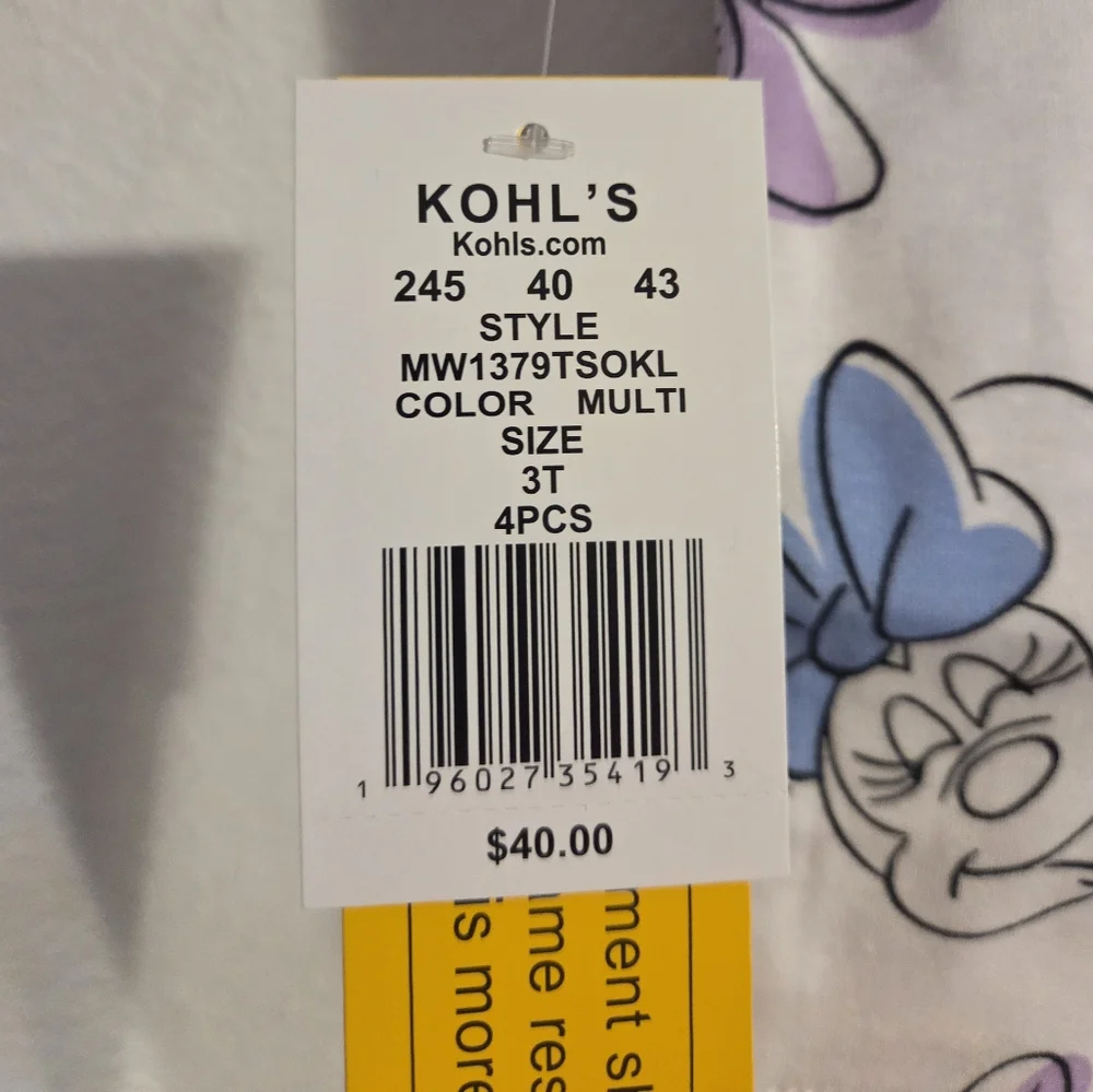 Disney Minnie Mouse Pj Set